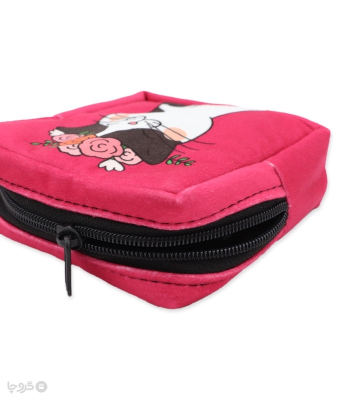 کیف نظم دهنده Hippo هیپو ابعاد 13×13 کد 102 طرح گربه
