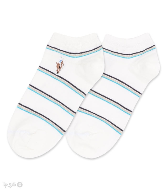 جوراب مچی گلدوزی کد 60005 طرح Polo