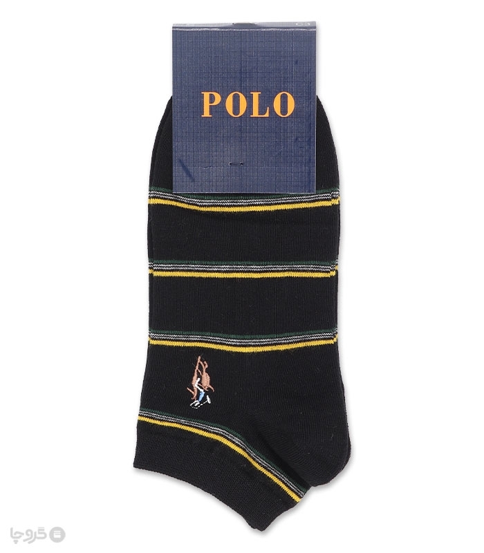 جوراب مچی گلدوزی کد 60005 طرح Polo