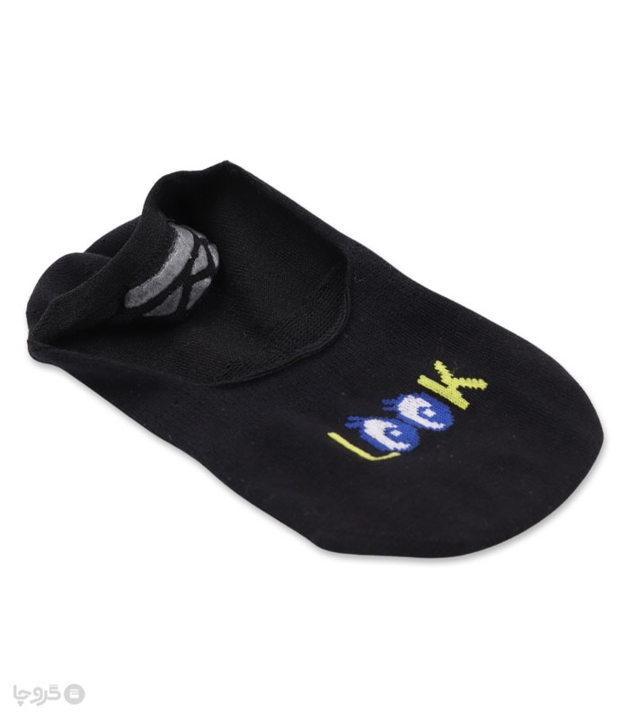 جوراب کالج پشت ژله‌ای کد 6000 طرح Look