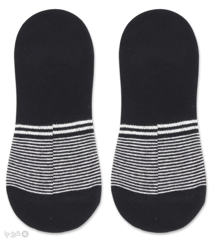 جوراب کالج پشت ژله‌ای کد 6000 طرح رینگی