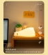 چراغ خواب لمسی سیلیکونی رو میزی شارژی طرح اردک تنبل - همراه با کابل شارژ