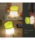 چراغ خواب لمسی سیلیکونی رو میزی شارژی طرح تره فرنگی - همراه با کابل شارژ