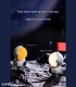 چراغ خواب و ساعت دیجیتال رو میزی شارژی طرح فضانورد - همراه با ریموت کنترل