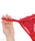 ست شورت و سوتین بلند دکلته توری نوشه پوش کد 980 گلدوزی طرح 02