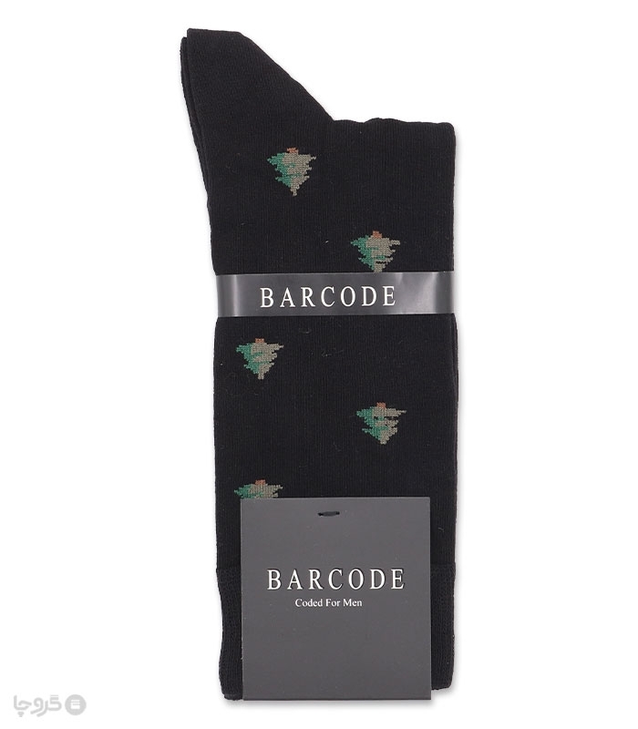 جوراب ساقدار Barcode بارکد طرح کاج