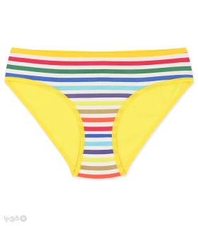 شورت زنانه اسلیپ نخی Laya لعیا کد 253 طرح رینگی رنگی