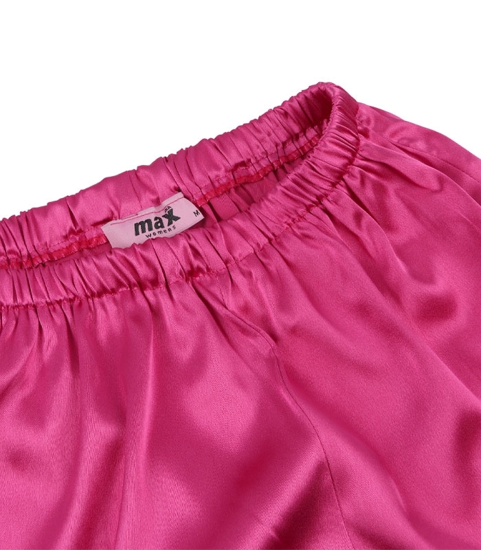 ست شورتک و تاپ بندی و اسکرانچی ساتن Max مکس کد 024 طرح خرگوش