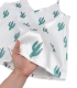 ست شورتک و تاپ بندی و اسکرانچی ساتن Max مکس کد 024 طرح کاکتوس