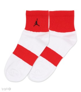 جوراب نیم ساق کش انگلیسی گلدوزی کد 40011 طرح Jordan