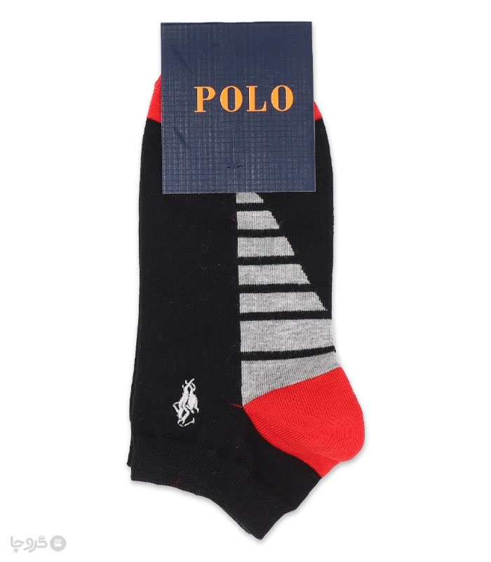 جوراب مچی گلدوزی کد 60034 طرح Polo