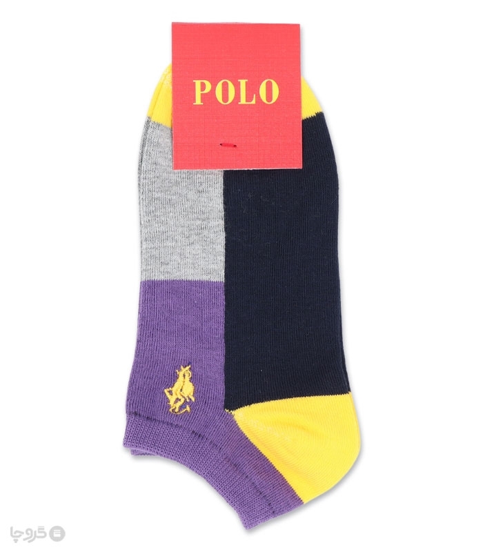 جوراب مچی گلدوزی کد 100025 طرح Polo