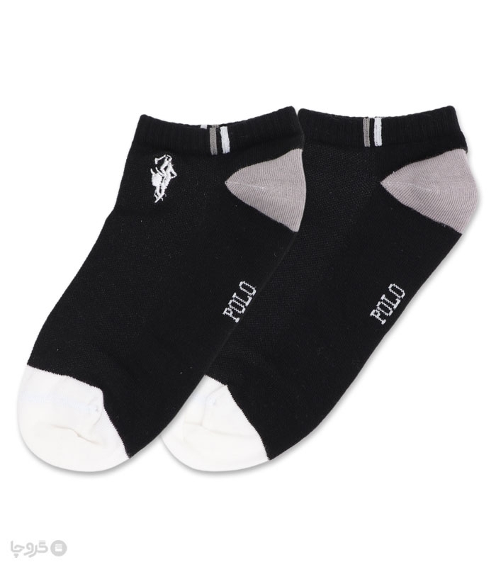 جوراب مچی گلدوزی کد 100026 طرح Polo