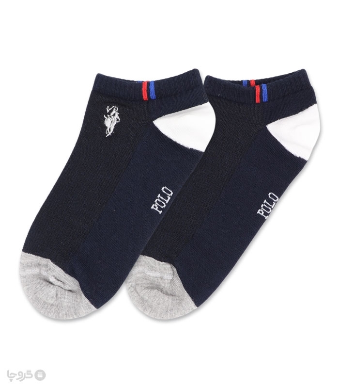 جوراب مچی گلدوزی کد 100026 طرح Polo