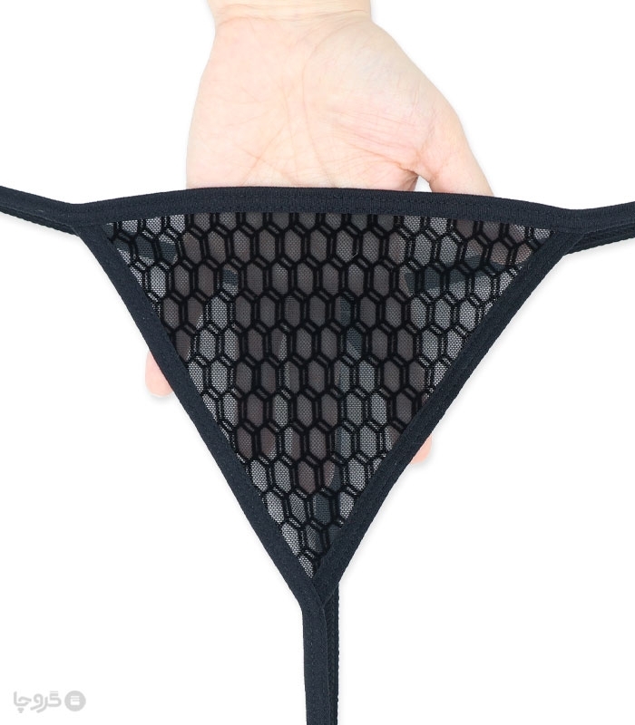ست دو شورت و سوتین توری فنردار هارنس ژوبین کد 1368 طرح لونه زنبوری