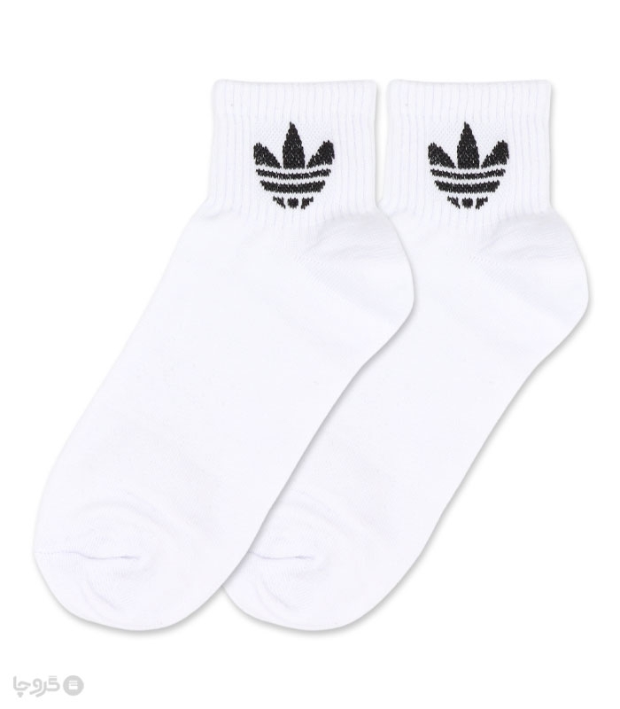 جوراب نیم ساق کش انگلیسی کد 2000 طرح Adidas