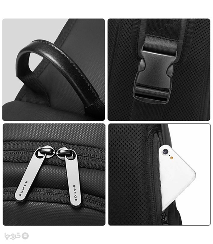 کیف کراس بادی ضد آب Bange بنج کد 77120 - دارای درگاه USB