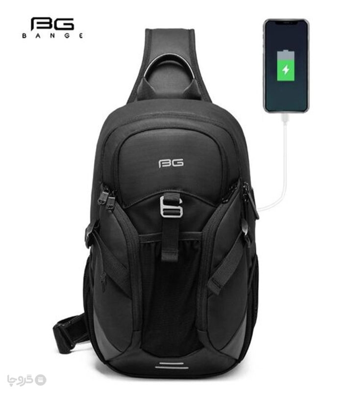 کیف کراس بادی ضد آب Bange بنج کد 77120 - دارای درگاه USB