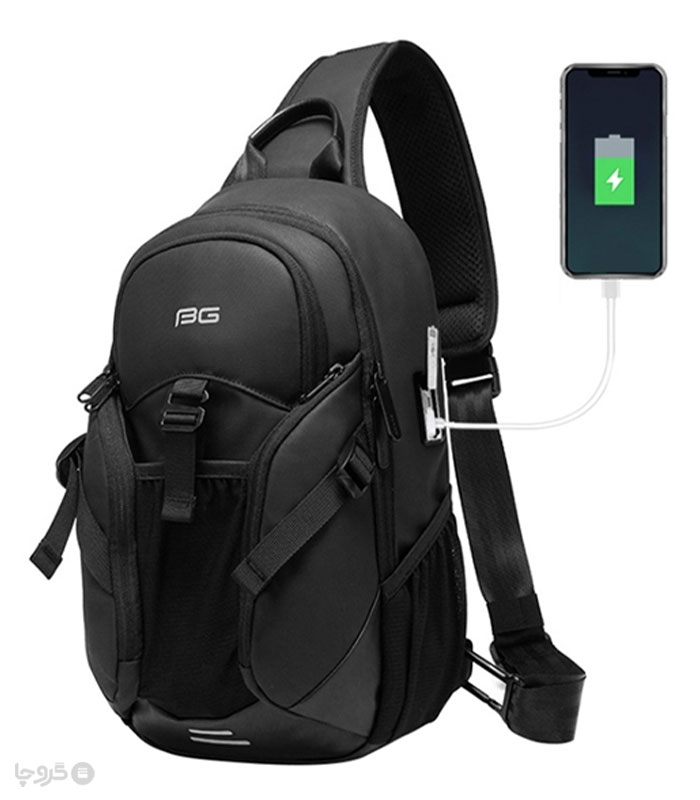 کیف کراس بادی ضد آب Bange بنج کد 77120 - دارای درگاه USB