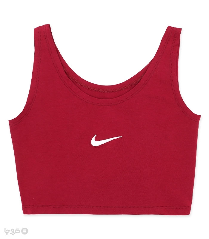 ست شلوارک و کراپ نخی Max مکس طرح Nike