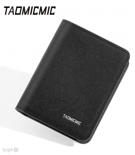 کیف پول مردانه تاشو زیپ دار Taomicmic تائومیک میک طرح کلاسیک