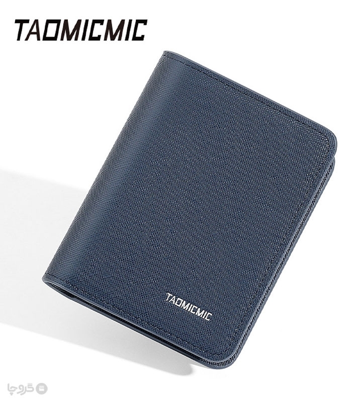 کیف پول مردانه تاشو زیپ دار Taomicmic تائومیک میک طرح کلاسیک