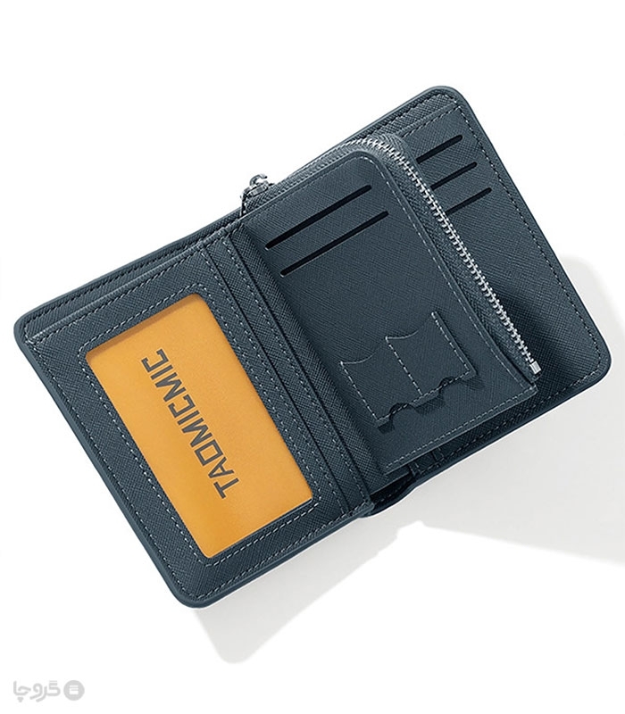 کیف پول مردانه تاشو زیپ دار Taomicmic تائومیک میک طرح کلاسیک