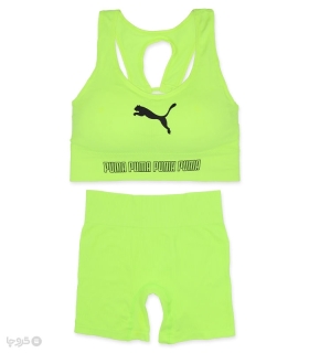 ست شورت و نیم تنه کاپدار کبریتی کد A16 طرح Puma