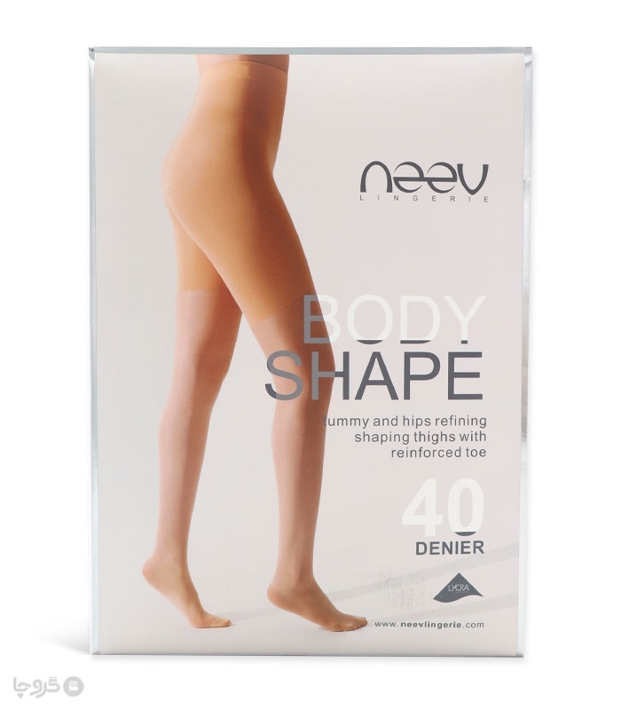 جوراب شلواری فاق بلند Neev نیو کد 9214 مدل Body Shape ضخامت 40