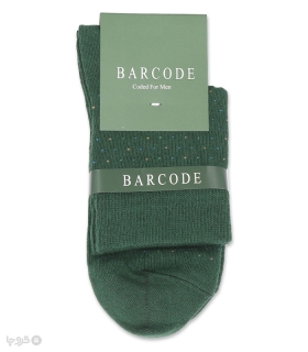 جوراب نیم ساق Barcode بارکد طرح خالخالی ریز رنگی