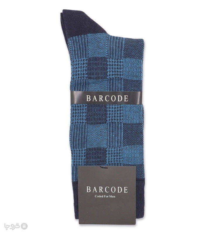 جوراب ساقدار Barcode بارکد طرح گلن چک