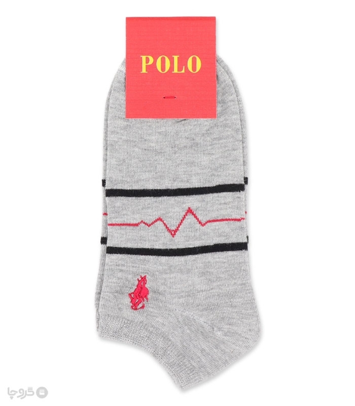 جوراب مچی گلدوزی کد 100028 طرح Polo