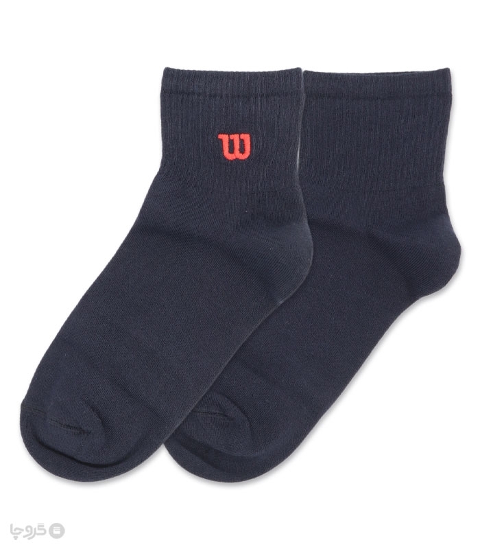 جوراب نیم ساق کد 41008 گلدوزی طرح Wilson