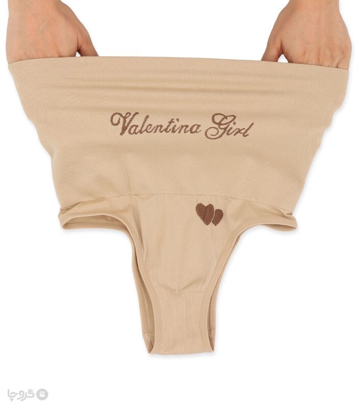 شورت زنانه چیکی فاق بلند کمر گنی کد 017 طرح Valentina Girl