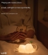 چراغ خواب لمسی سیلیکونی رو میزی شارژی طرح فیل - همراه با کابل شارژ