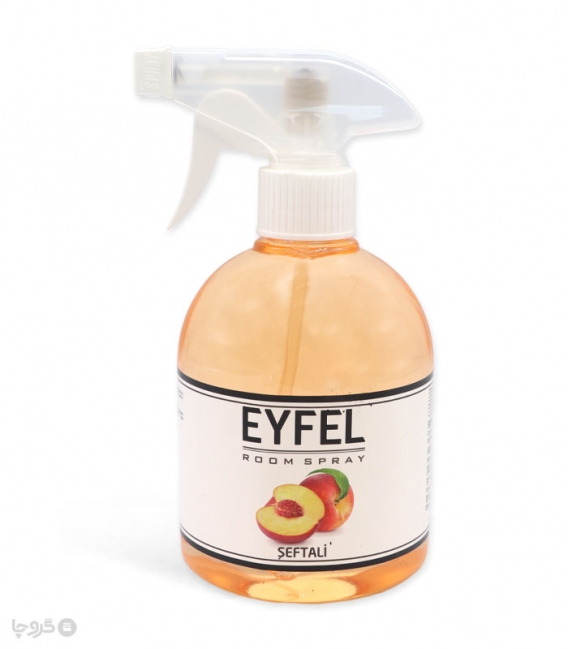 اسپری خوشبو کننده هوا ایفل Eyfel رایحه هلو Peach - حجم 500 میلی لیتر