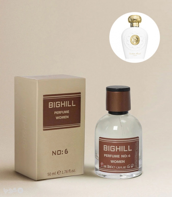 پرفیوم زنانه بیگهیل Bighill کد W6 رایحه Opulent Musk Lattafa