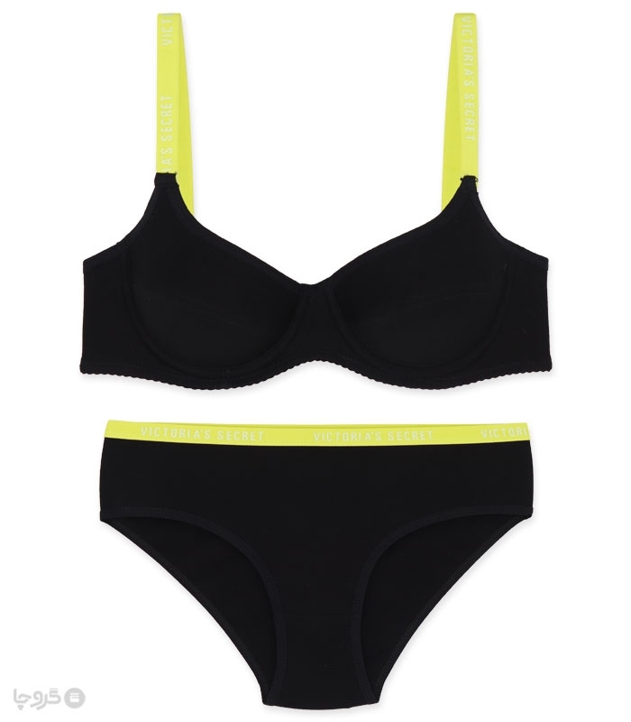 ست شورت و سوتین کاپدار نخی فنردار Misa میسا کد 9025 طرح Victoria's Secret