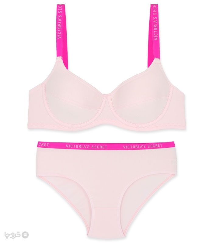 ست شورت و سوتین کاپدار نخی فنردار Misa میسا کد 9025 طرح Victoria's Secret