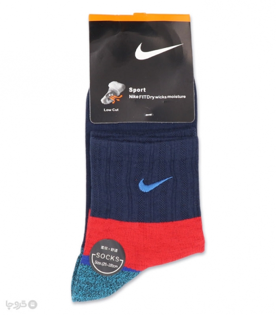 جوراب ساقدار کد 8188 گلدوزی طرح Nike