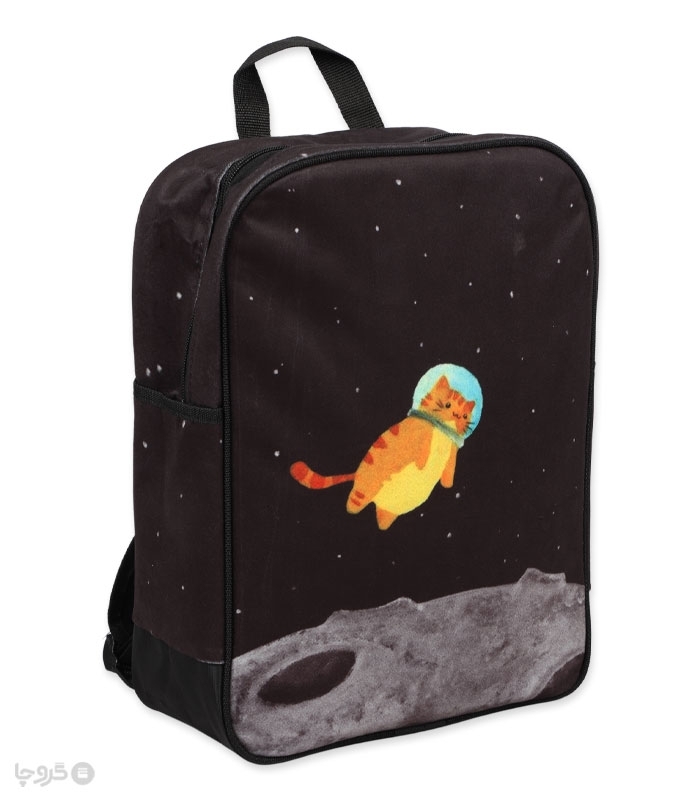 خرید کوله پشتی Hippo هیپو ابعاد 14×30×40 کد 103 طرح گربه فضانورد