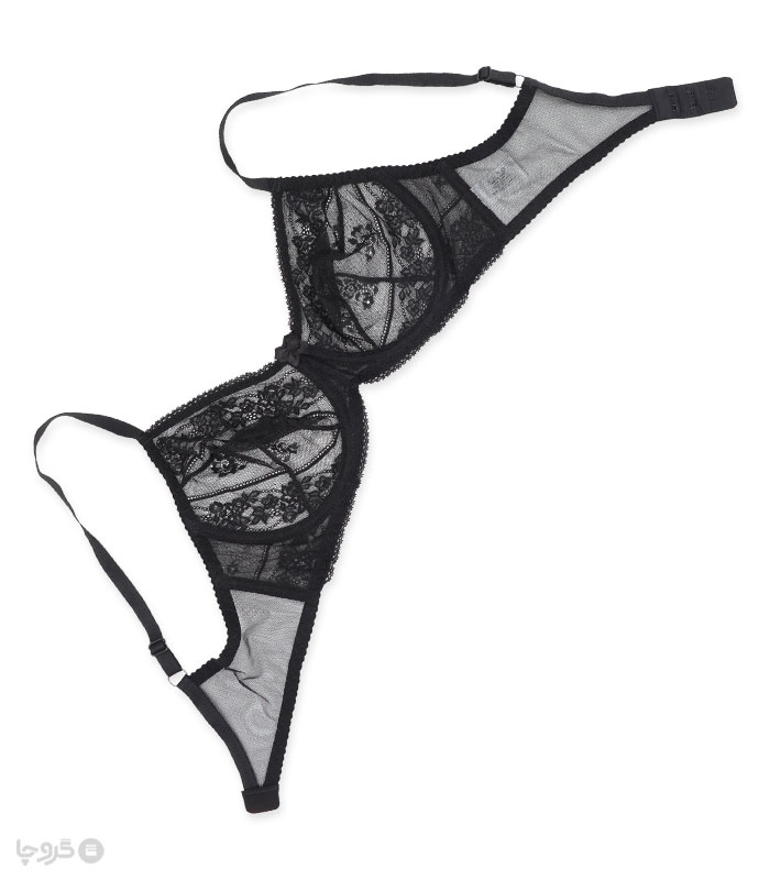 ست شورت و سوتین توری فنردار Barone بارون کد K1