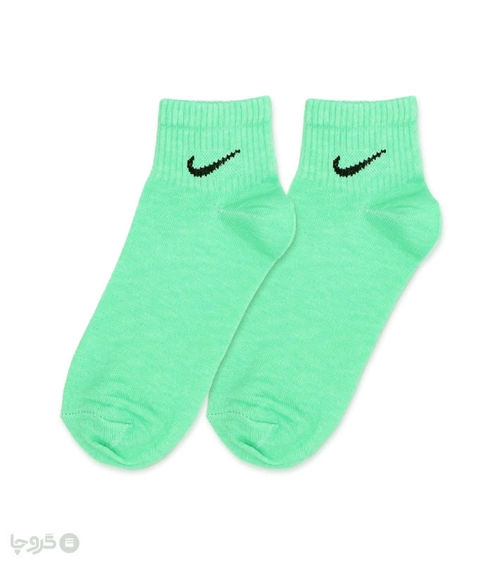 جوراب مچی کش انگلیسی طرح Nike طیف سبز
