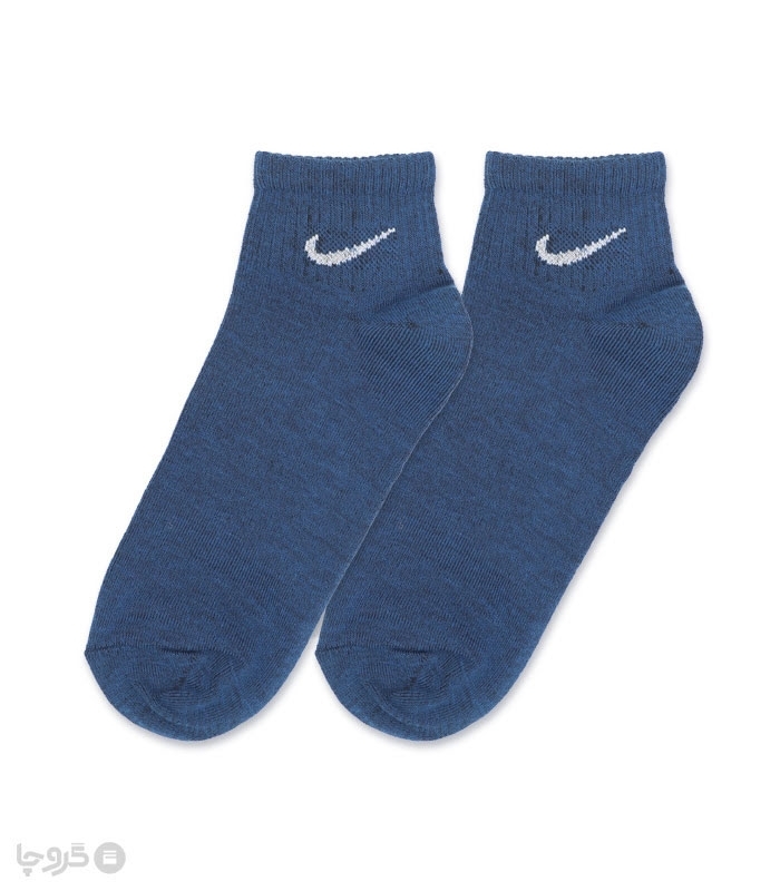 جوراب مچی کش انگلیسی طرح Nike طیف آبی