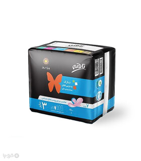 نوار بهداشتی بالدار نازک کتانی تافته ویژه روز کد 1098 - بسته 7 عددی