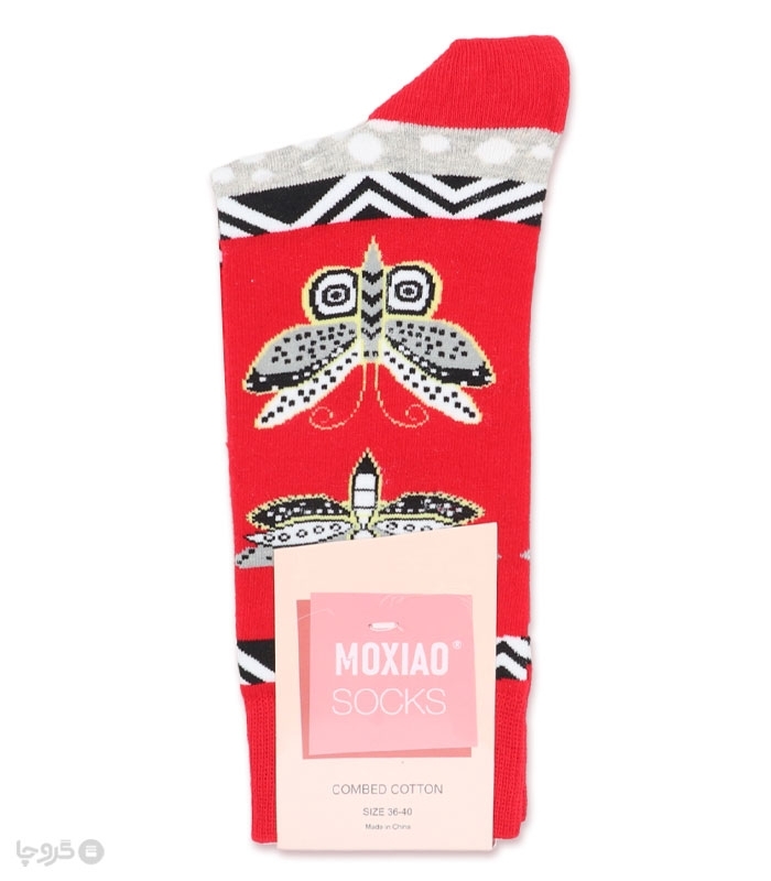 جوراب ساقدار Moxiao طرح سنجاقک