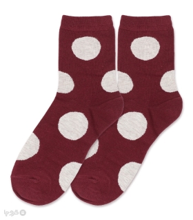 جوراب نیم ساق Coco & Hana طرح توپی