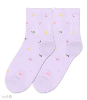 جوراب نیم ساق کش انگلیسی Coco & Hana طرح منظومه شمسی