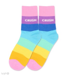 جوراب نیم ساق کش انگلیسی Coco & Hana طرح Crush