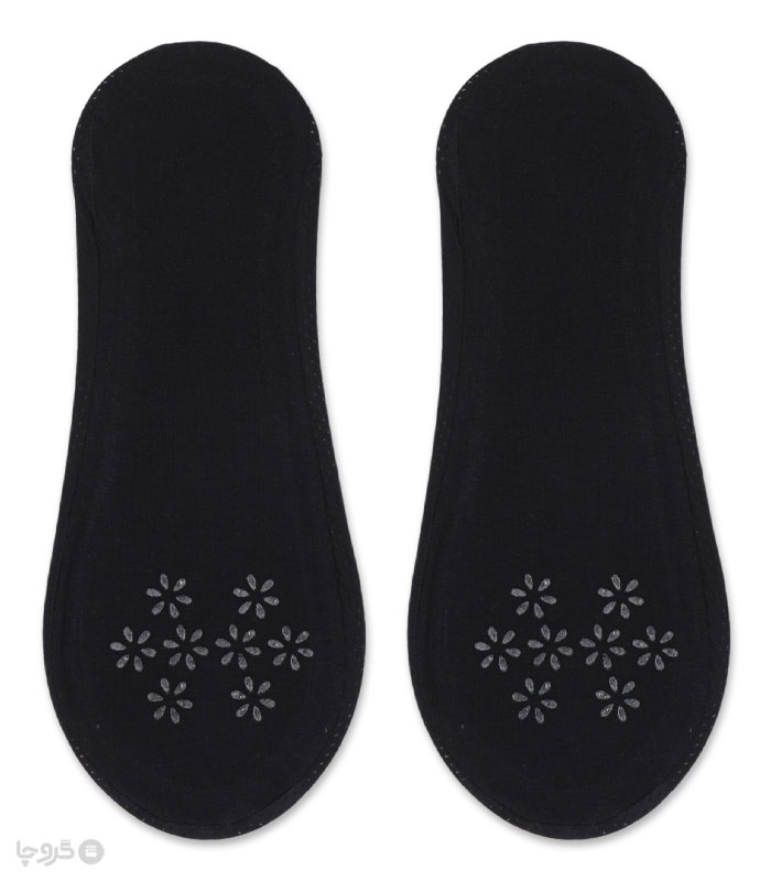 جوراب کالج Guocai لیزری سوزن خالی پشت ژله‌ای کف استپدار کد 35